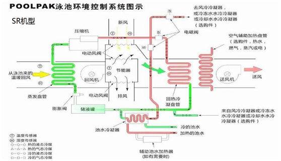 泳池專用除濕機組包括了哪些設備，解決什么問題？